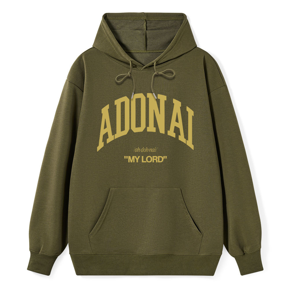 ADONAI My Lord Classic Christian Hoodie