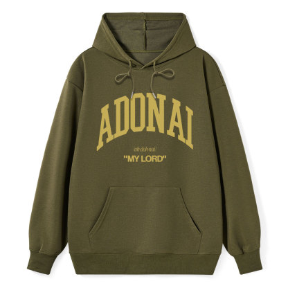 ADONAI My Lord Classic Christian Hoodie