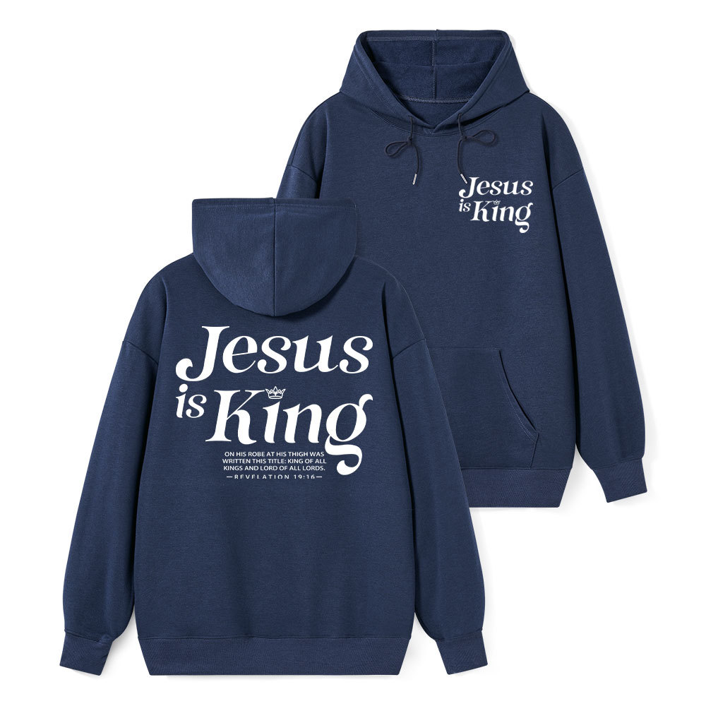 Jesus Is King Classic Christian Hoodie