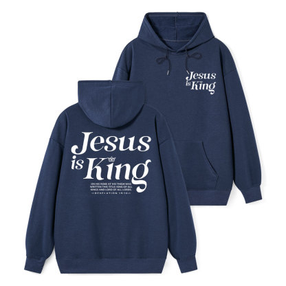 Jesus Is King Classic Christian Hoodie