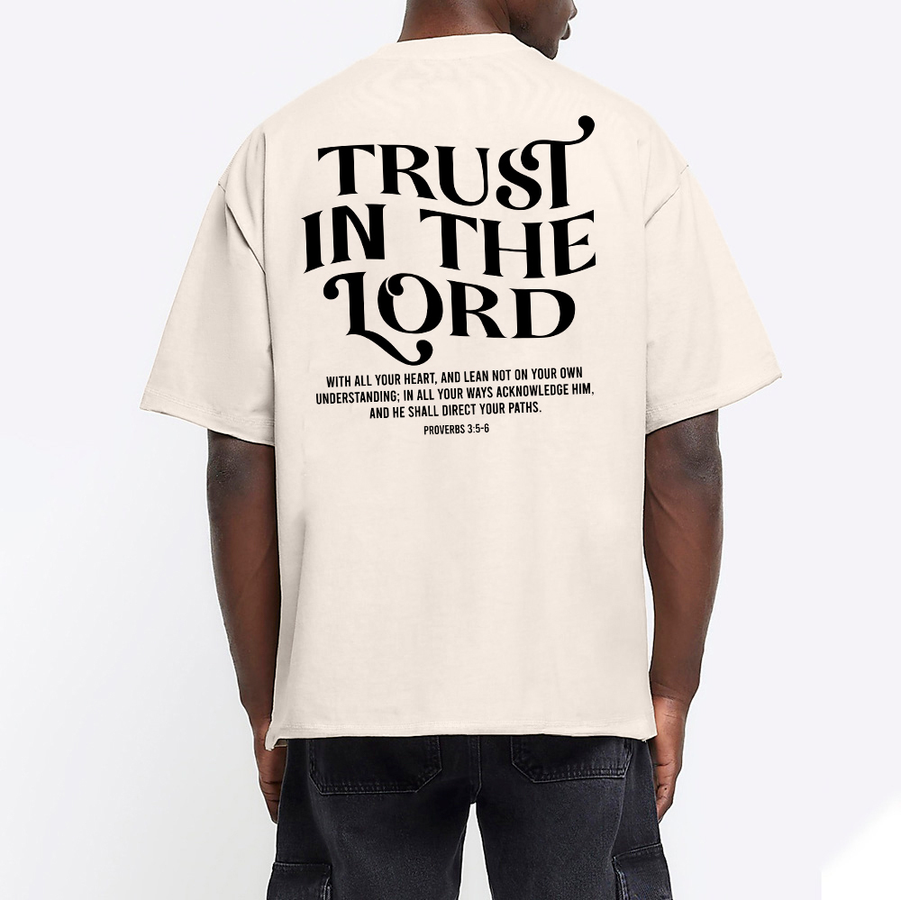 Trust In The Lord Christian Washed T-Shirt