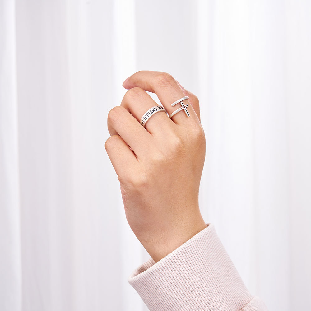 Bible Christian 925 Sterling Silver Ring