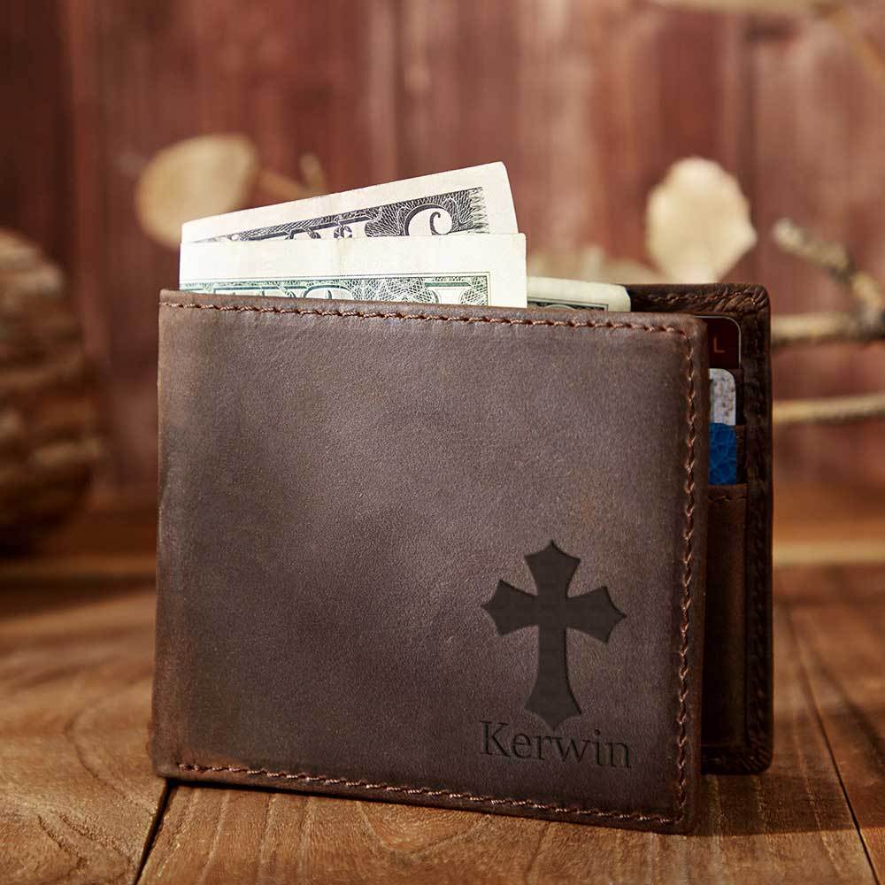 Personalized Leather Wallet
