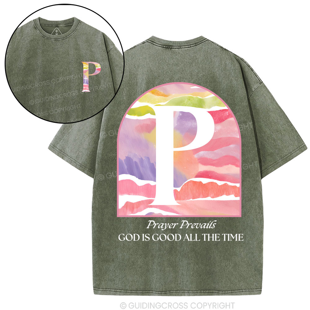 God Is Good Christian Washed T-Shirt