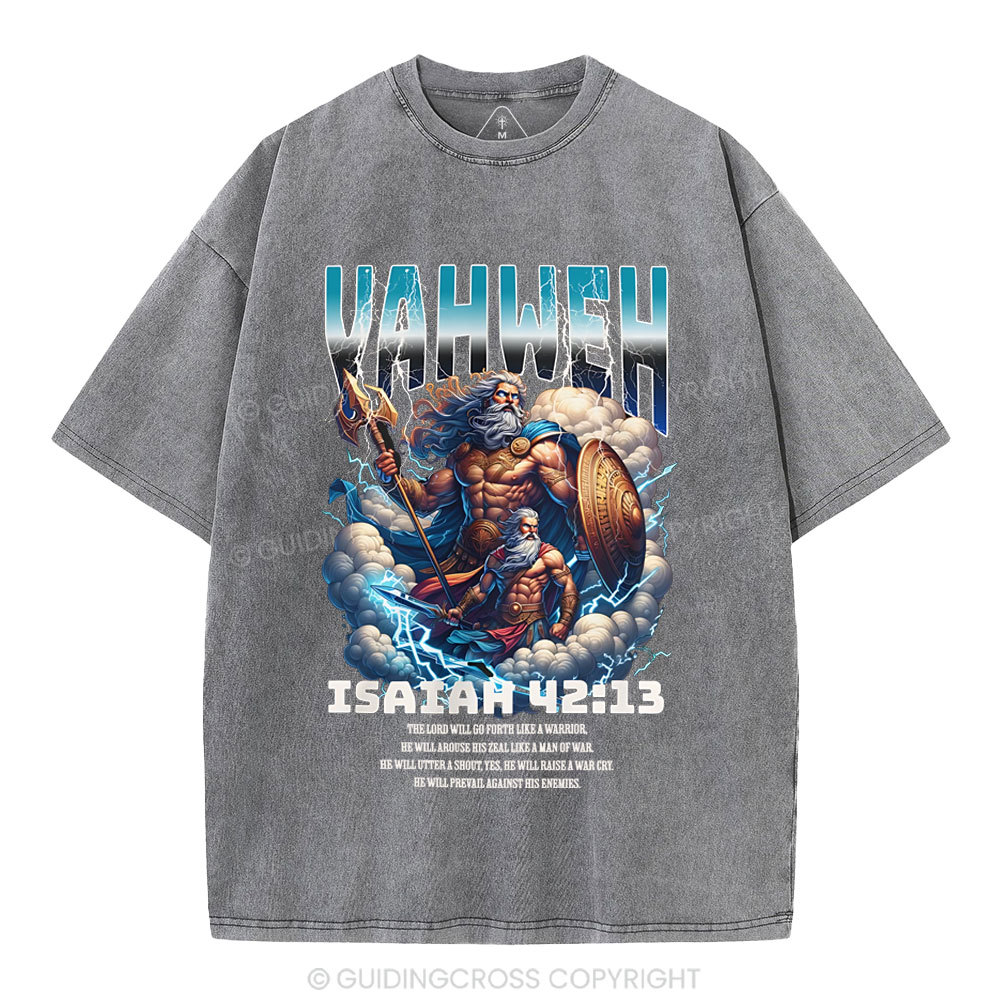 Yahweh Christian Washed T-Shirt