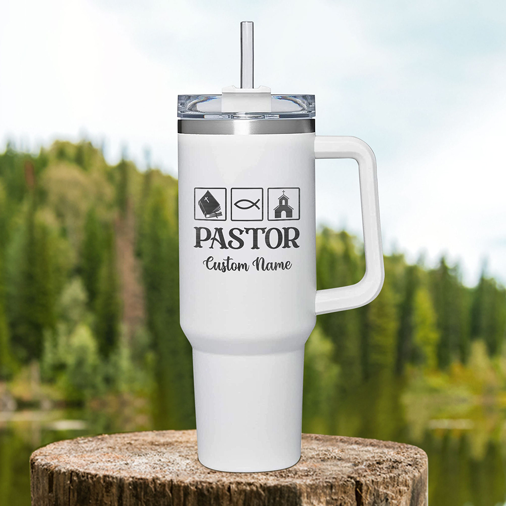 Personalized Pastor 40OZ Tumbler