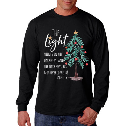 The Light Christmas Nativity Christian Long Sleeve T-Shirt