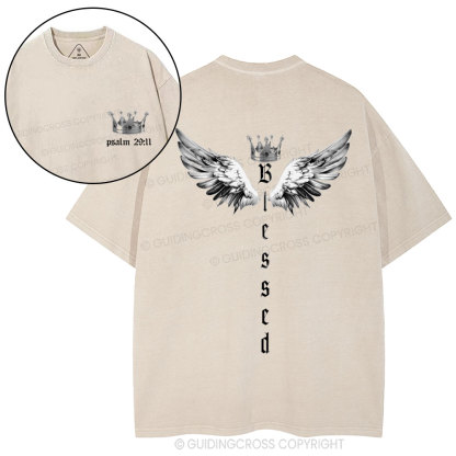 Blessed Christian Washed T-Shirt