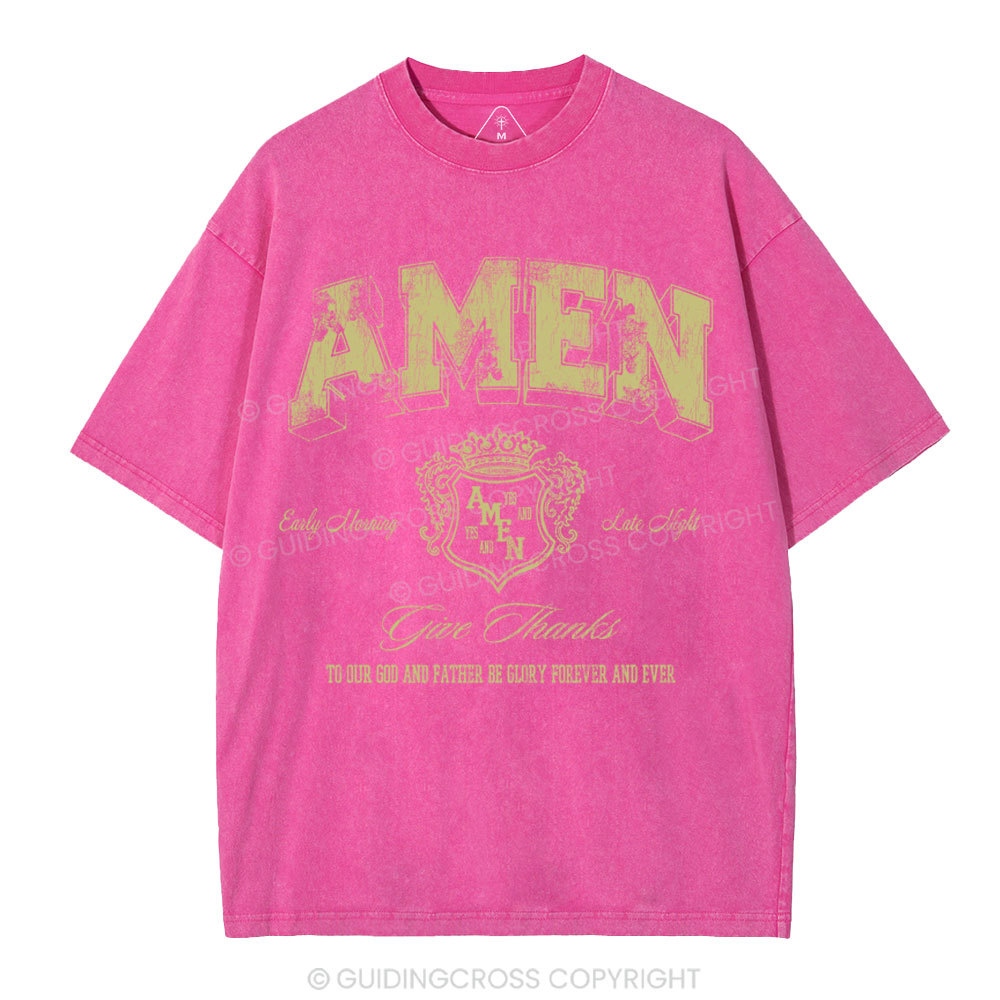 Amen Christian Washed T-Shirt
