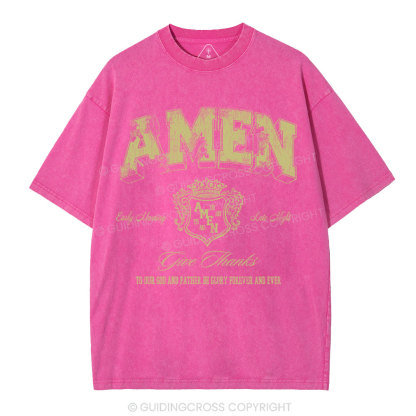 Amen Christian Washed T-Shirt
