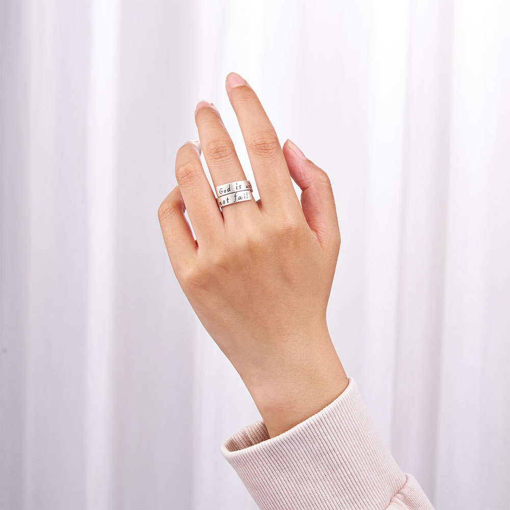 Twisted Christian 925 Sterling Silver Ring