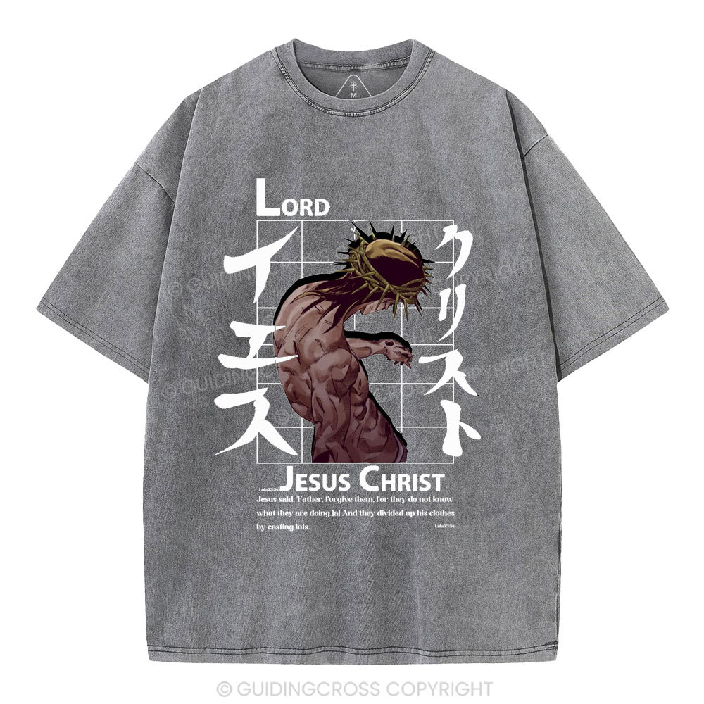 Jesus Christ Christian Washed T-Shirt