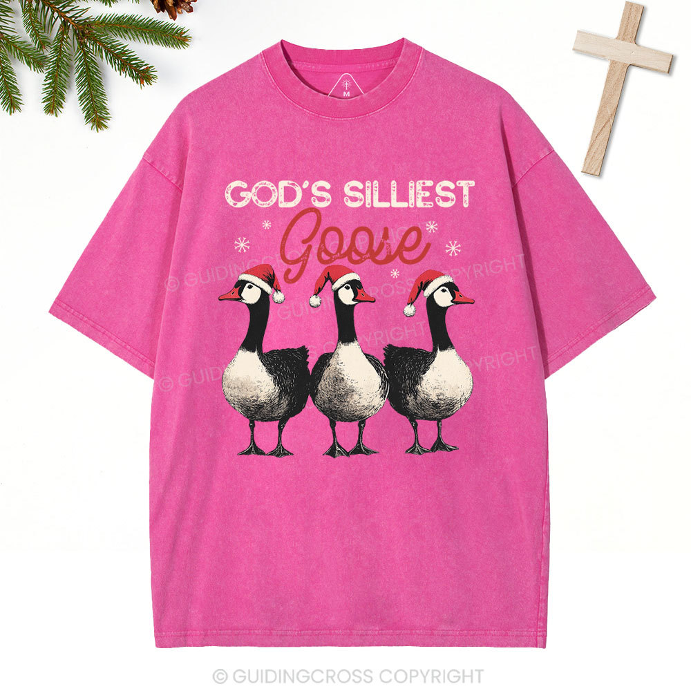 GOD’S SILLIEST Christian Washed T-Shirt