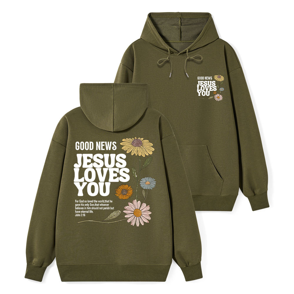 Yeshua He Saves Lion Classic Christian Hoodie Sale - GuidingCross