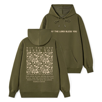 May The Lord Blessed You Classic Christian Hoodie