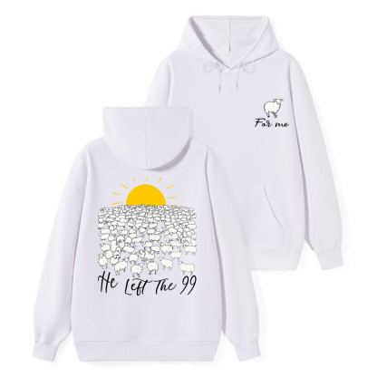 He Left The 99 Classic Christian Hoodie