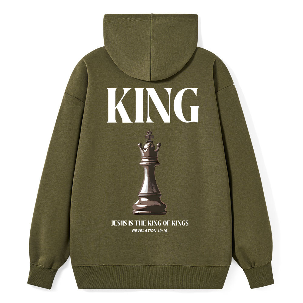 Jesus Is The King Of Kings Classic Christian Hoodie