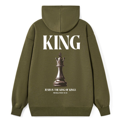 Jesus Is The King Of Kings Classic Christian Hoodie