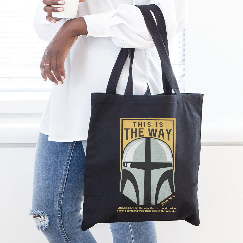 This Is The Way Christian Canvas Tote Bag