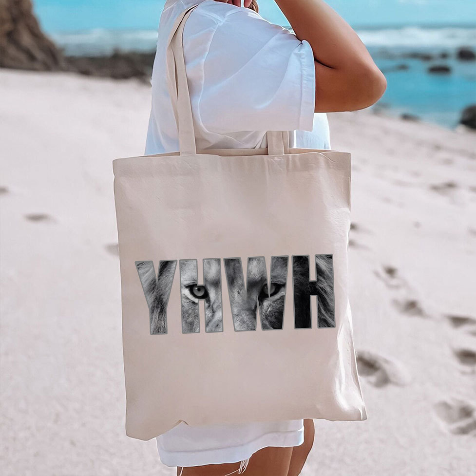 YHWH Christian Canvas Tote Bag