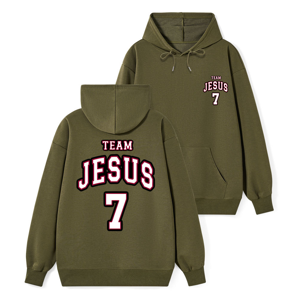 Jesus Team Classic Christian Hoodie