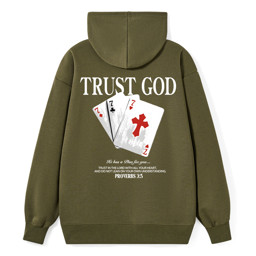 Trust God Classic Christian Hoodie