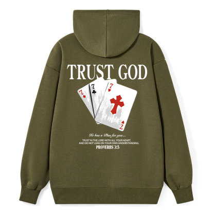 Trust God Classic Christian Hoodie