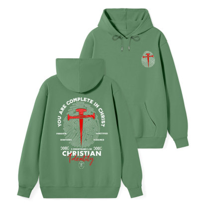 You Are Complete In Christ Classic Christian Hoodie