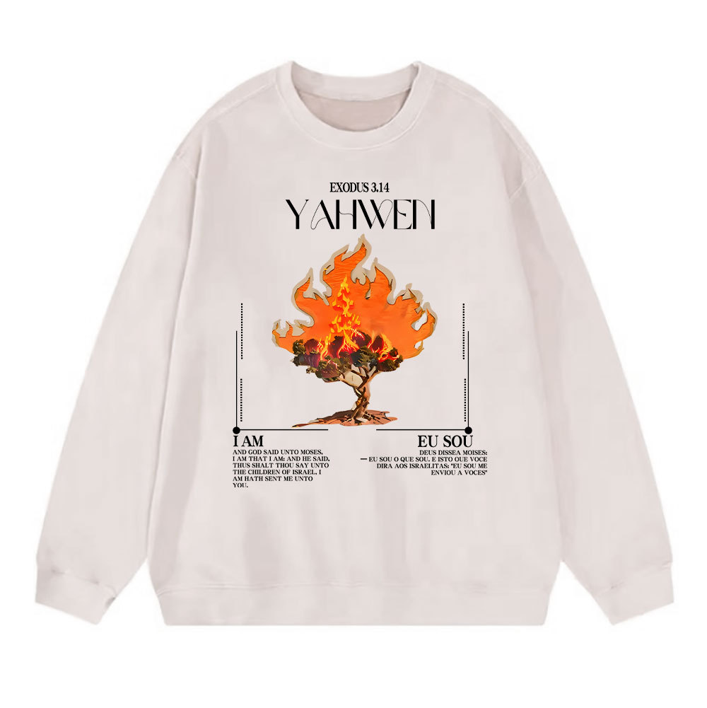 YAHWEH Christian Washed Sweatshirt
