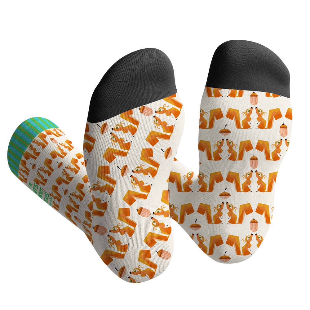 I am Nuts About Jesus Christian Socks