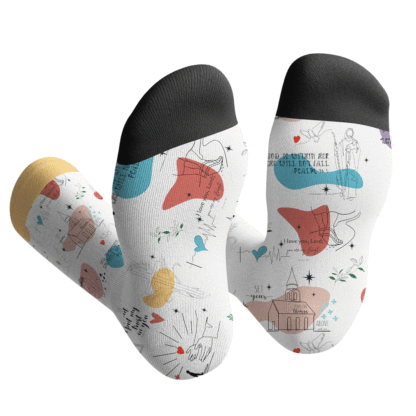 When I Am Afraid Christian Socks