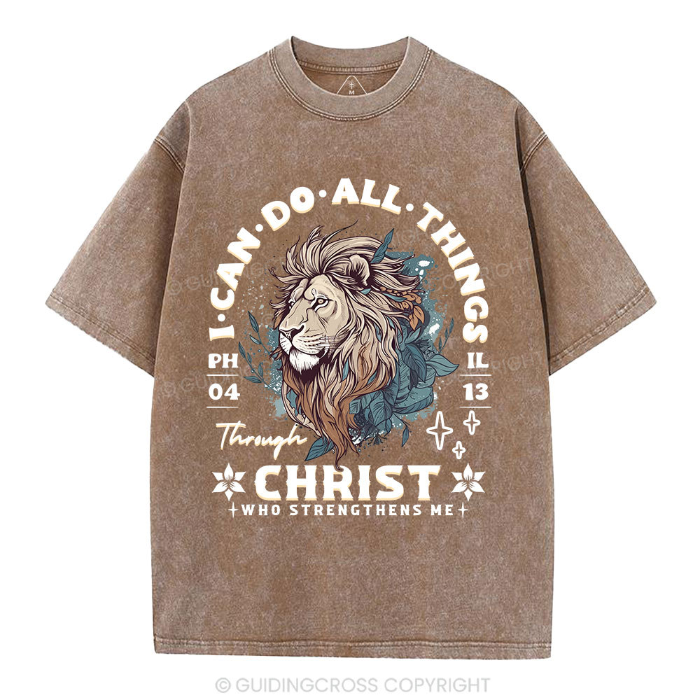 Give Thanks To The Lord Christian Washed T-Shirt Sale - GuidingCross