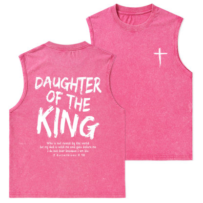 Daughter Of The King Christian Washed sleeveless Tee