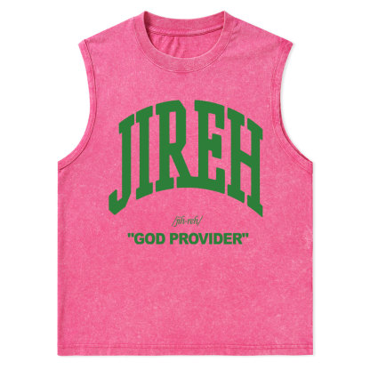 Jireh Christian Washed sleeveless Tee