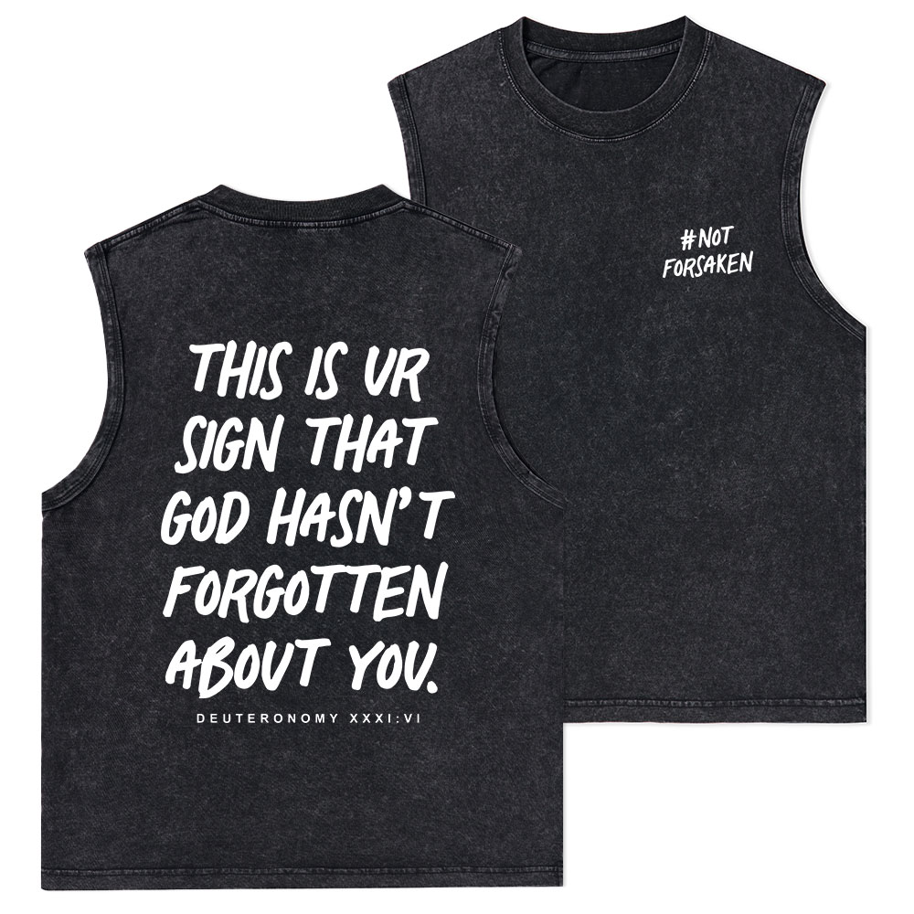 I Am His Christian Washed sleeveless Tee Sale - GuidingCross