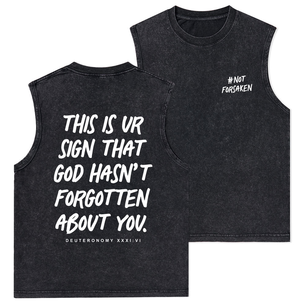 I Am His Christian Washed sleeveless Tee Sale - GuidingCross