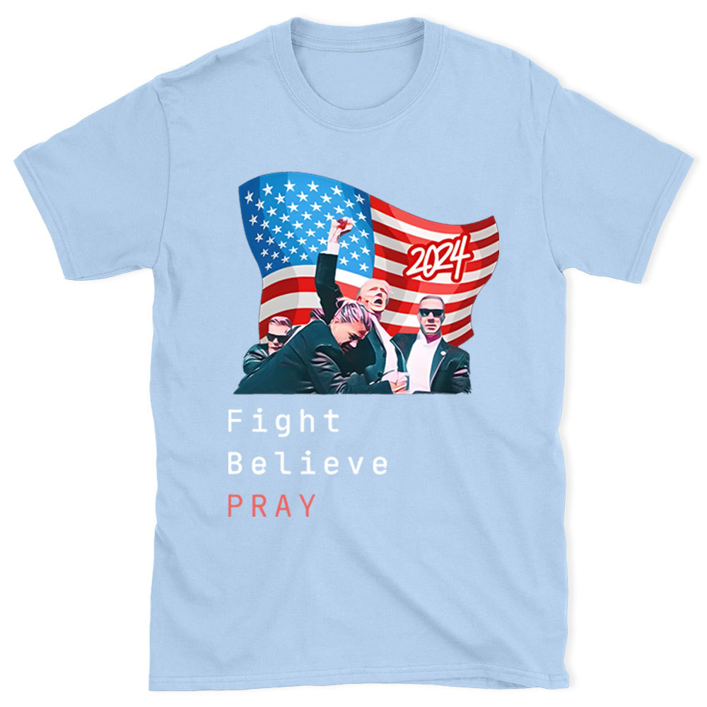 Fight Believe Pray Christian T-Shirt