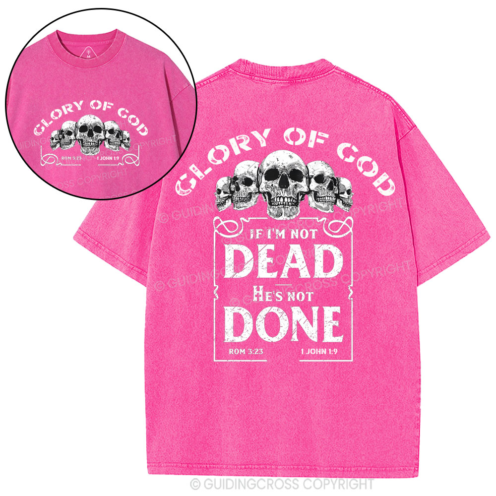 Glory Of God Christian Washed T-Shirt