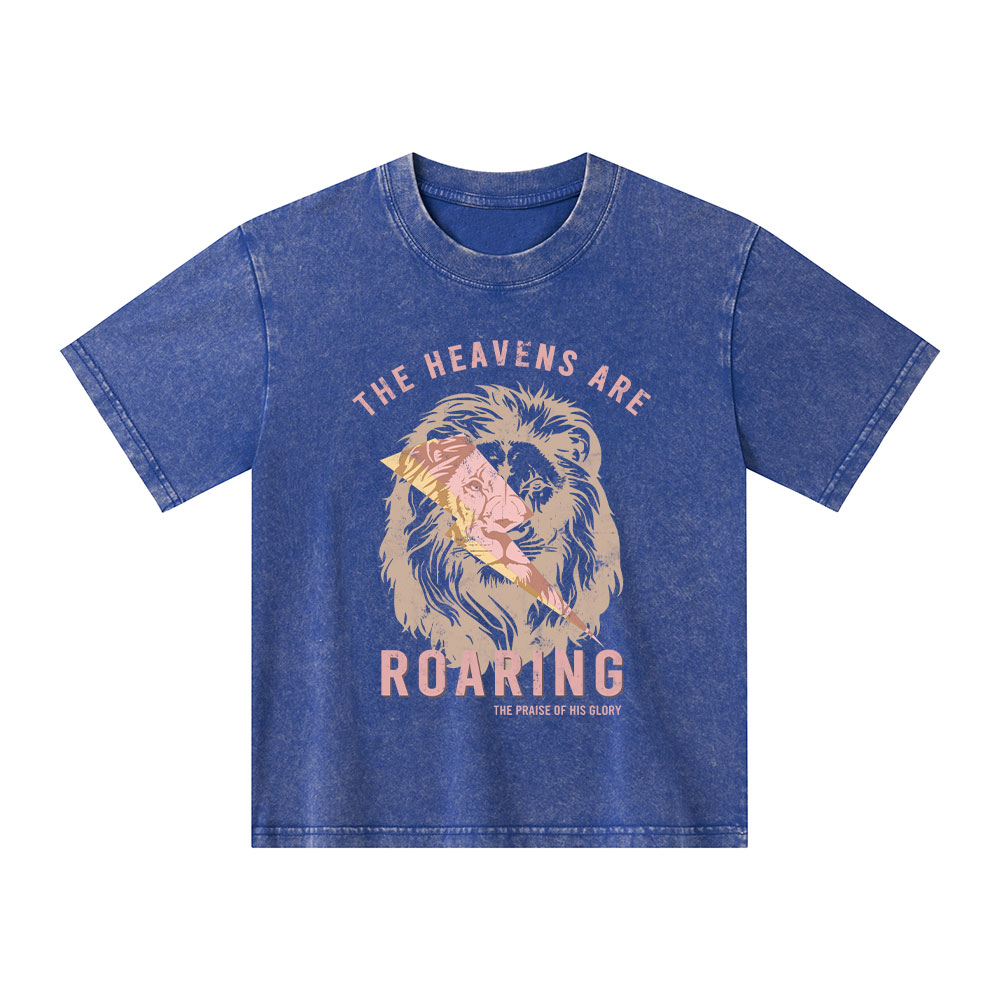 The Heavens Are Roaring Kid Washed T-Shirt