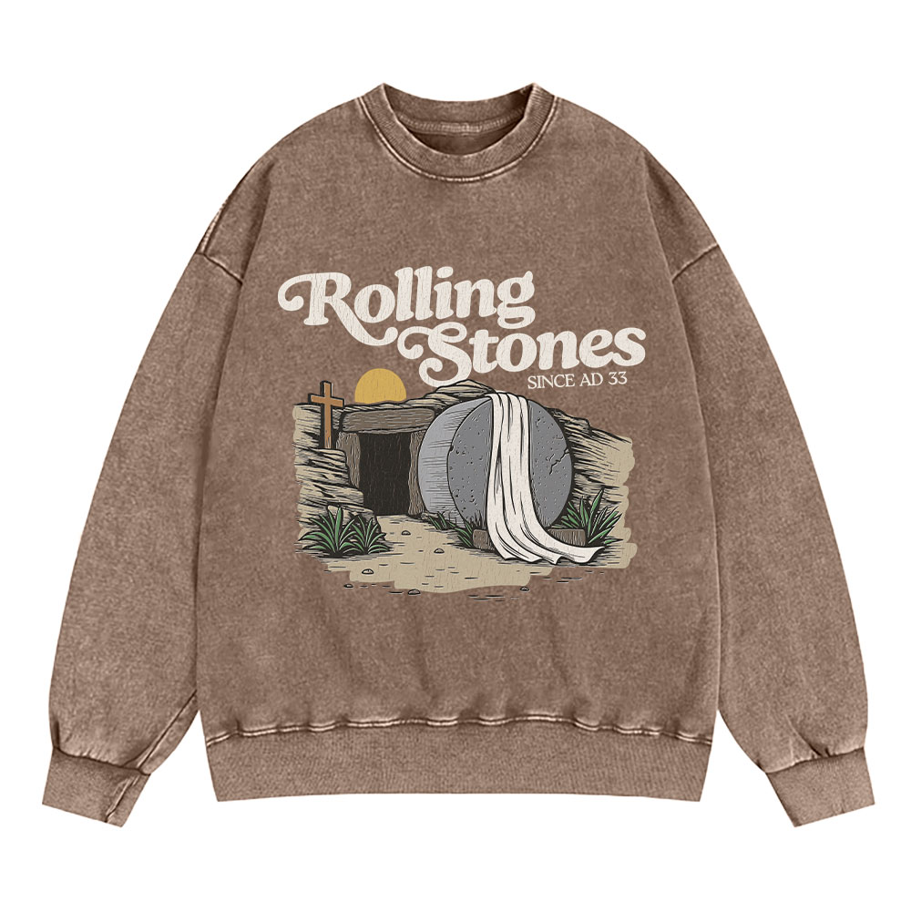 Rolling Stone Christian Washed Sweatshirt