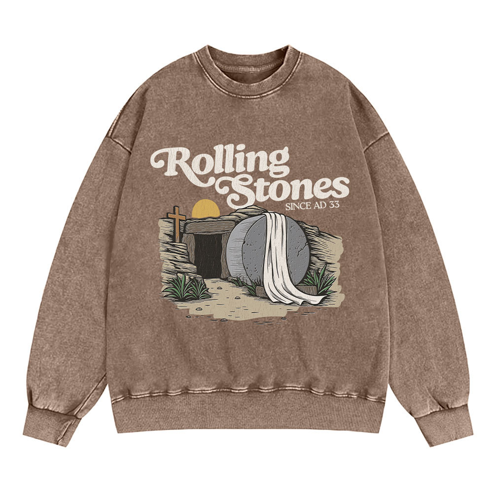 Rolling Stone Christian Washed Sweatshirt