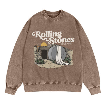 Rolling Stone Christian Washed Sweatshirt