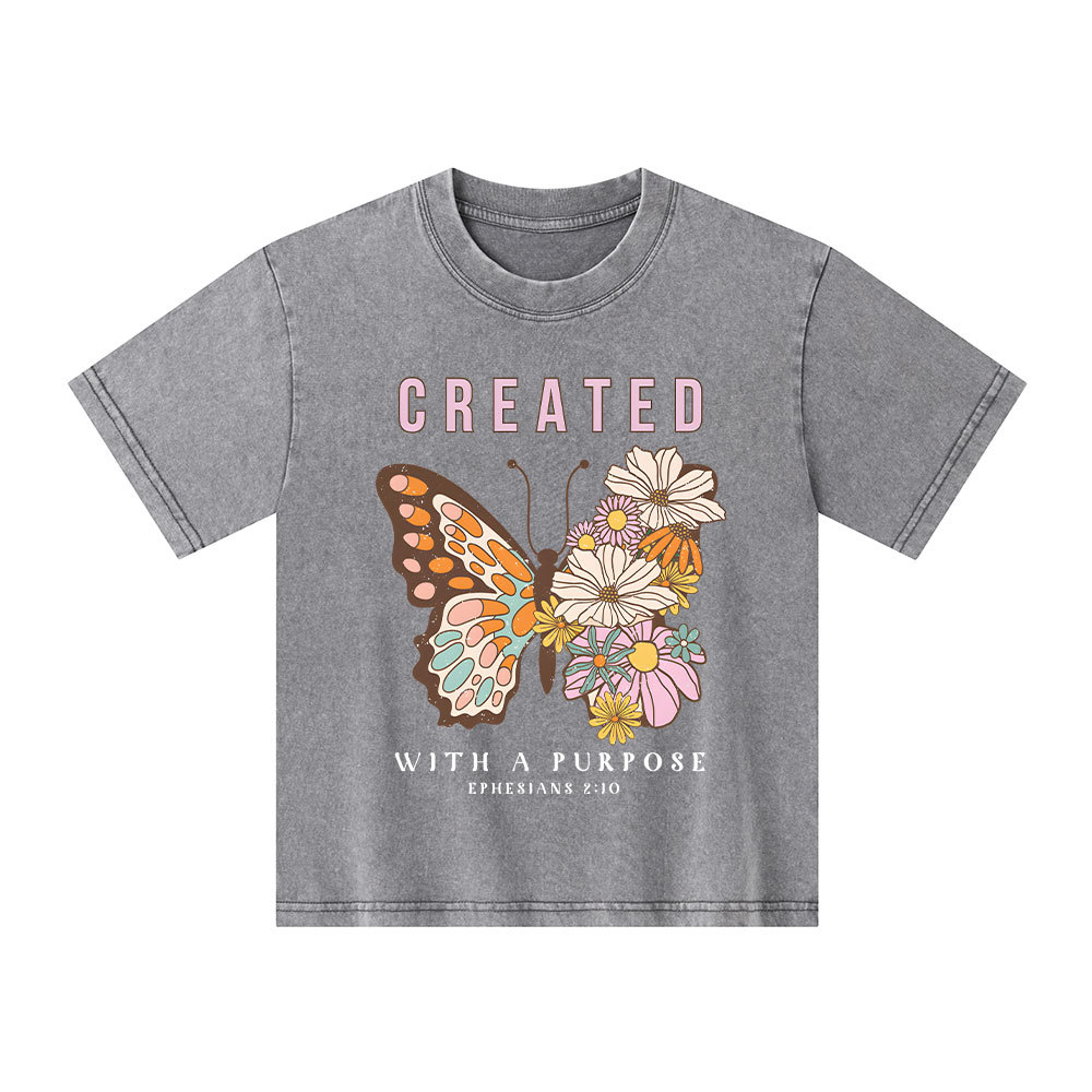 Created With Purpose Kid Washed T-Shirt