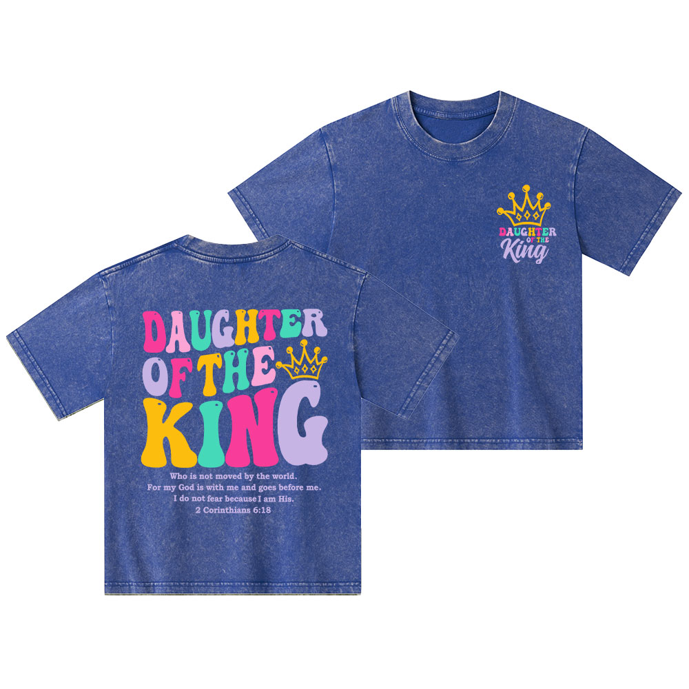 Daughter Of The King Kid Washed T-Shirt