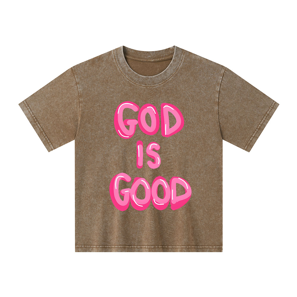 God Is Good Kid Washed T-Shirt
