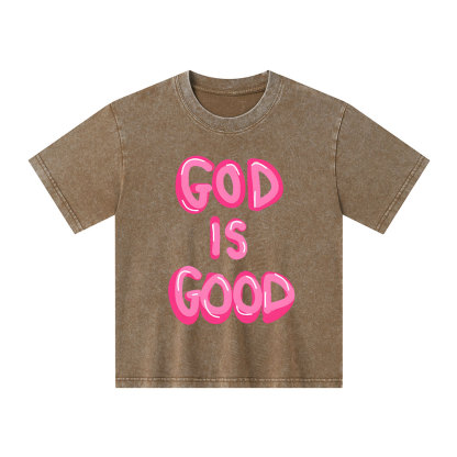 God Is Good Kid Washed T-Shirt