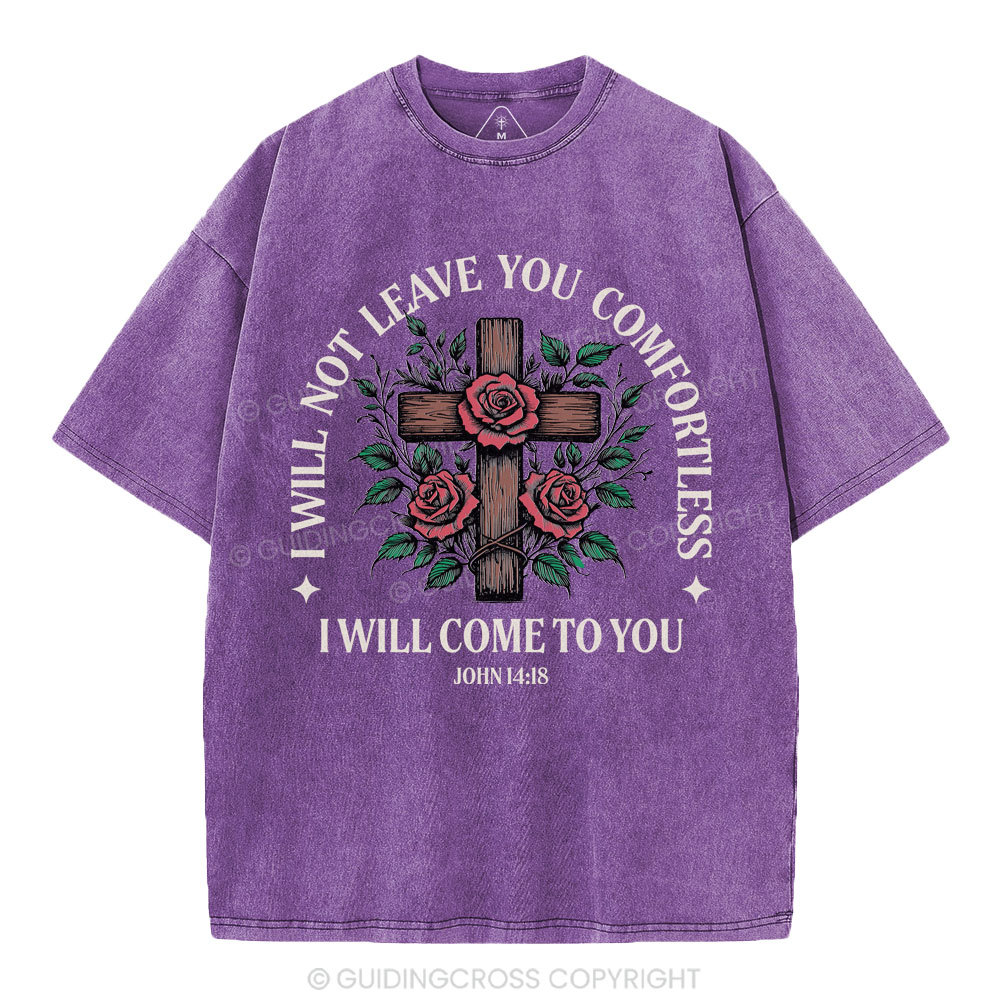 I Will Come To You Christian Washed T-Shirt