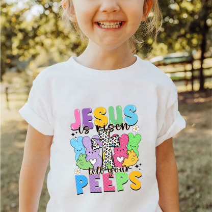 Jesus Is Risen Christian Kid T-Shirt