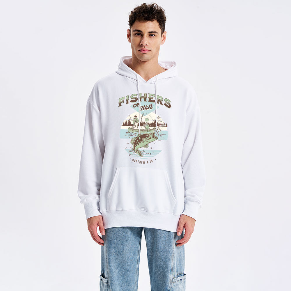 Fishers Of Men Matthew 4:19 Christian Hoodie