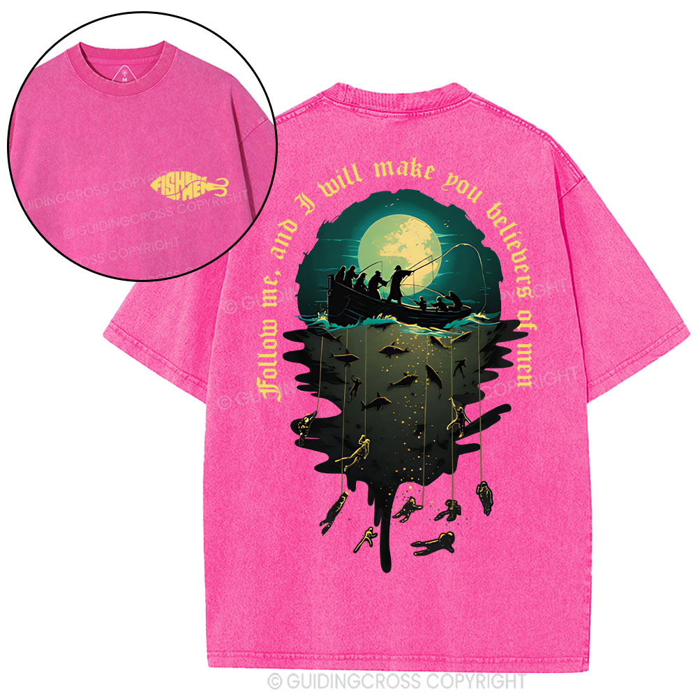 Fisher Of Man Christian Washed T-Shirt